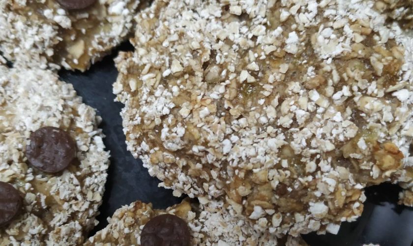 Galletas de avena y plátano