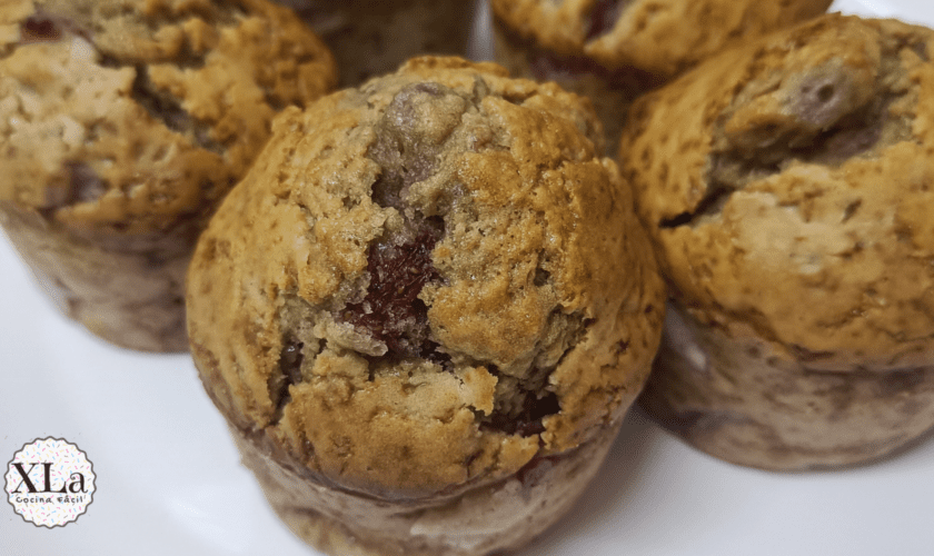 Muffins de fresa